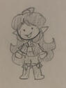 A doodle of Tina! (August 2)