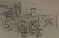 He didn't want her character to feel lonely, so he made one of his own! (May 24)