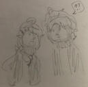 a rough draft for Tina and Ruru, haha I never actually finished this one,, (May 29)